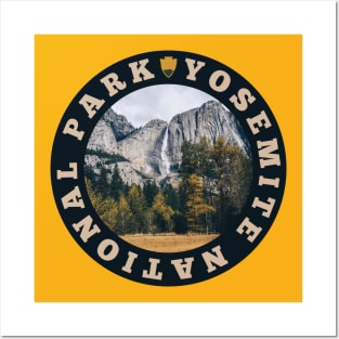 Yosemite National Park circle Posters and Art